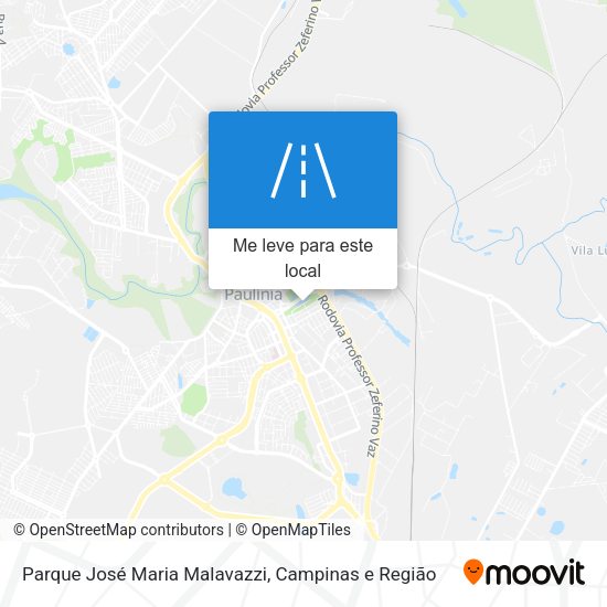 Parque José Maria Malavazzi mapa
