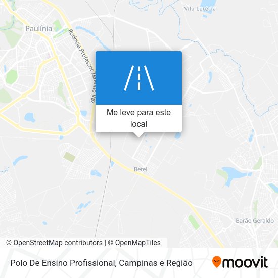 Polo De Ensino Profissional mapa