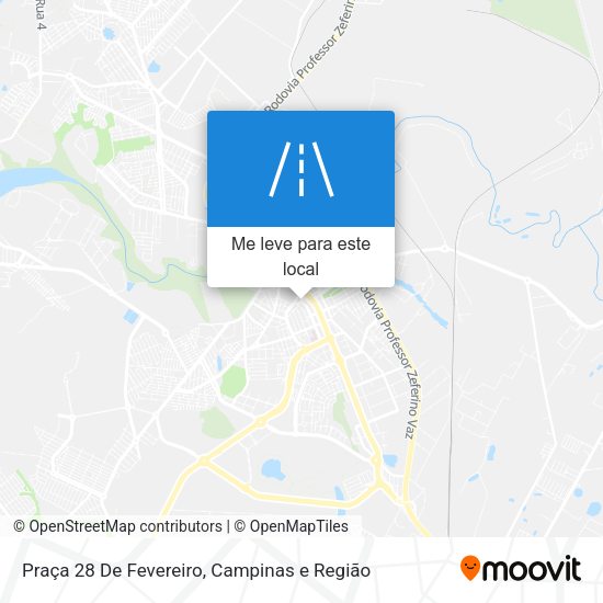 Praça 28 De Fevereiro mapa