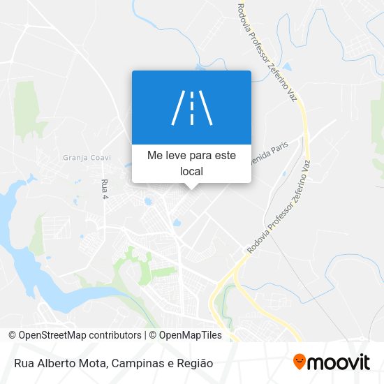Rua Alberto Mota mapa