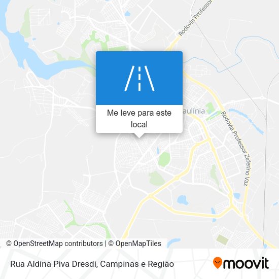 Rua Aldina Piva Dresdi mapa