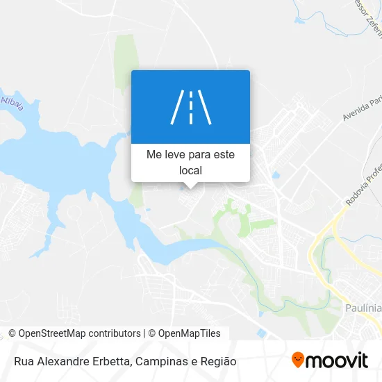 Rua Alexandre Erbetta mapa