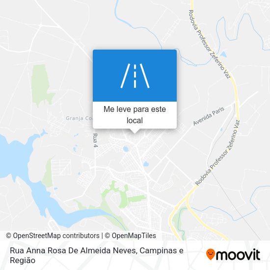 Rua Anna Rosa De Almeida Neves mapa