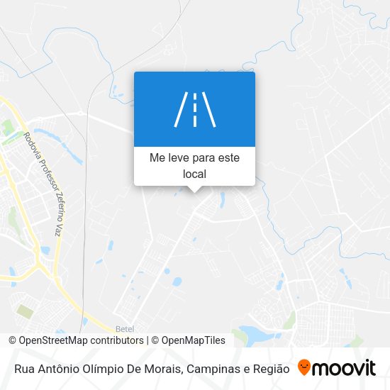 Rua Antônio Olímpio De Morais mapa