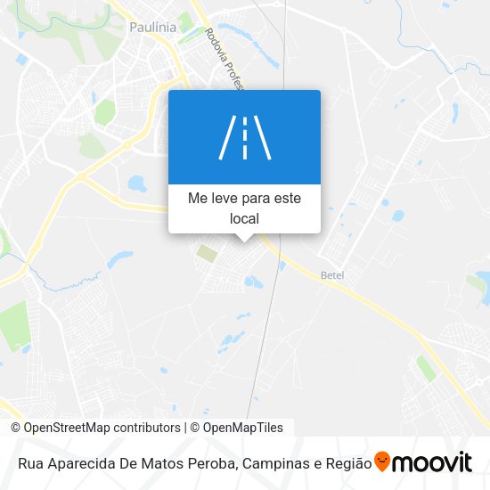 Rua Aparecida De Matos Peroba mapa