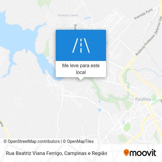 Rua Beatriz Viana Ferrigo mapa