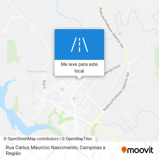 Rua Carlos Maurício Nascimento mapa
