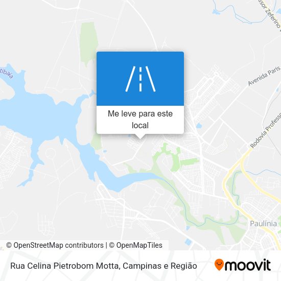 Rua Celina Pietrobom Motta mapa