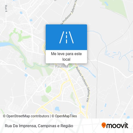 Rua Da Imprensa mapa
