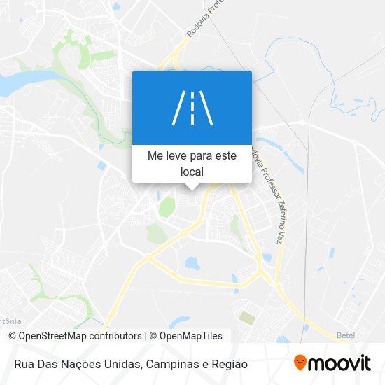 Rua Das Nações Unidas mapa