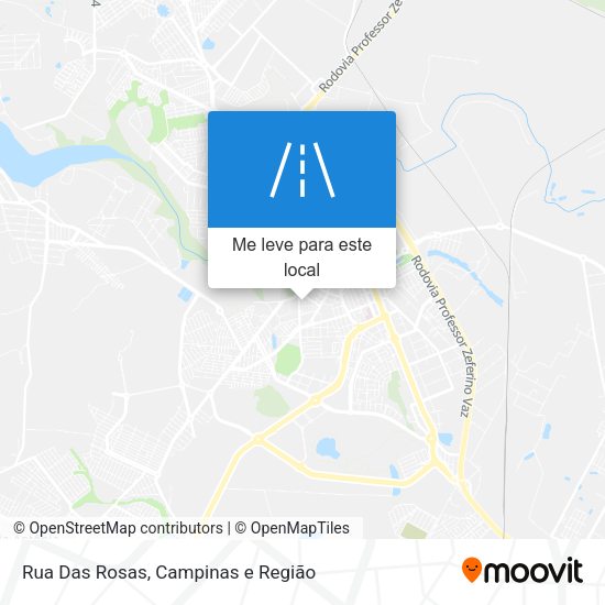 Rua Das Rosas mapa