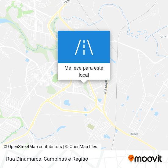 Rua Dinamarca mapa