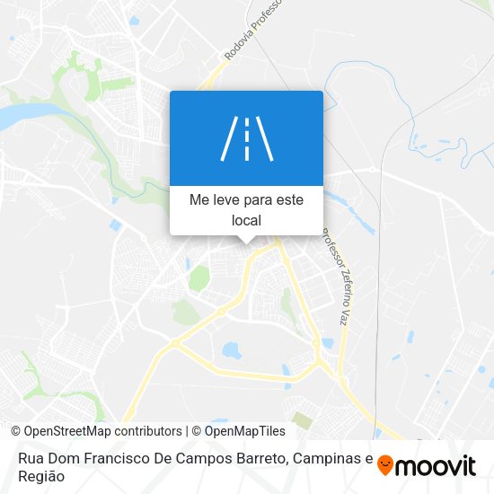 Rua Dom Francisco De Campos Barreto mapa