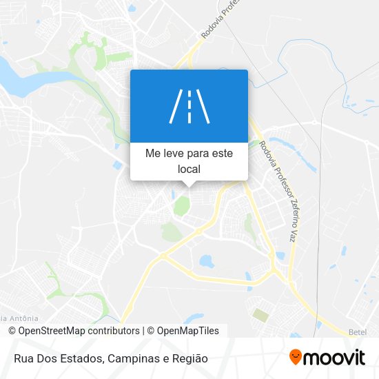 Rua Dos Estados mapa