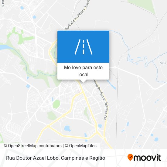 Rua Doutor Azael Lobo mapa