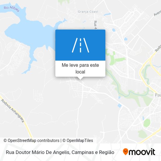 Rua Doutor Mário De Angelis mapa