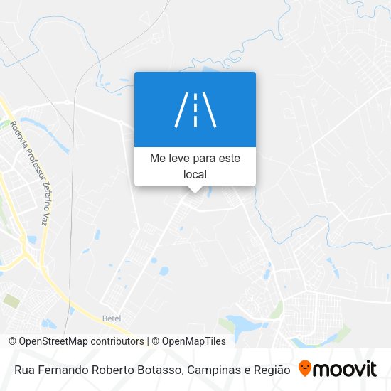 Rua Fernando Roberto Botasso mapa