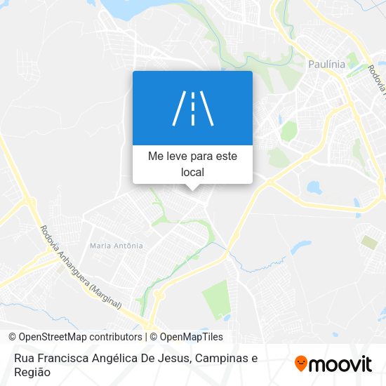 Rua Francisca Angélica De Jesus mapa