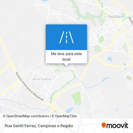 Rua Gentil Ferraz mapa