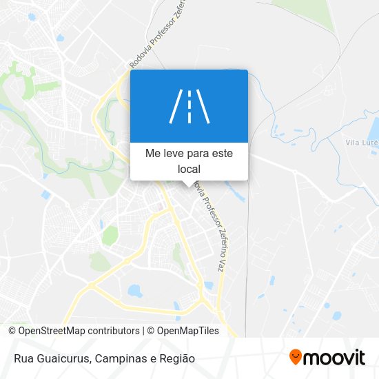 Rua Guaicurus mapa