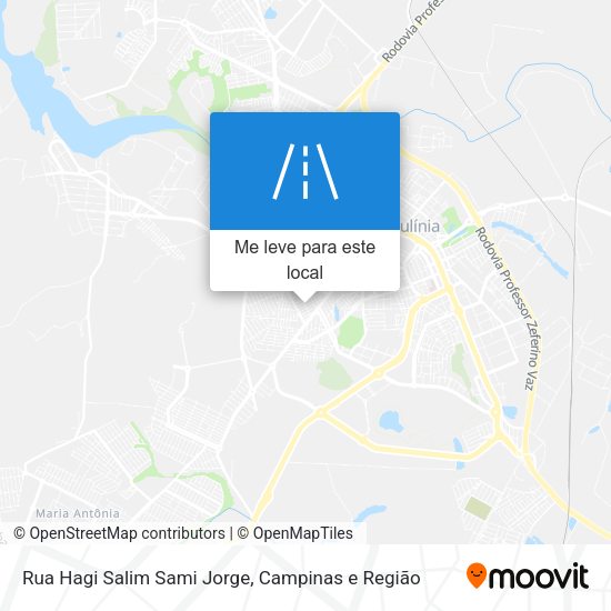 Rua Hagi Salim Sami Jorge mapa