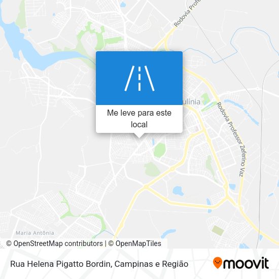 Rua Helena Pigatto Bordin mapa