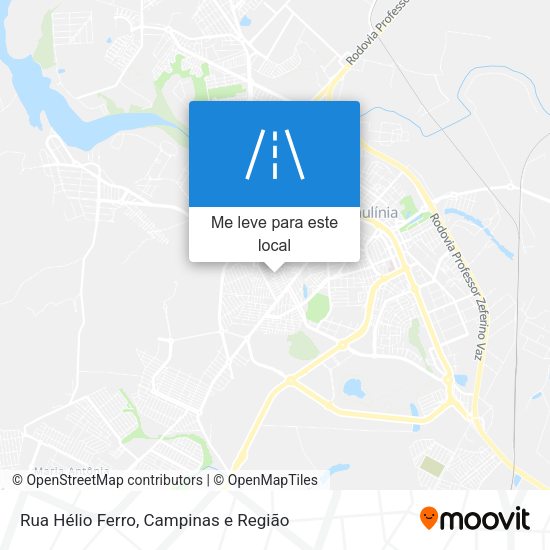 Rua Hélio Ferro mapa