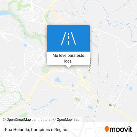 Rua Holanda mapa