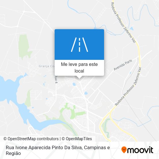 Rua Ivone Aparecida Pinto Da Silva mapa