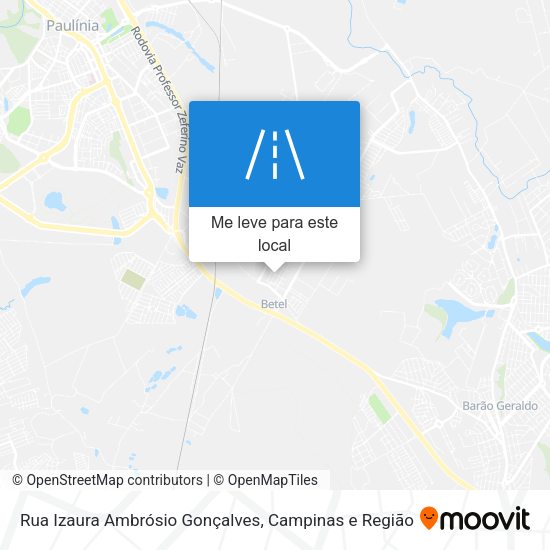 Rua Izaura Ambrósio Gonçalves mapa