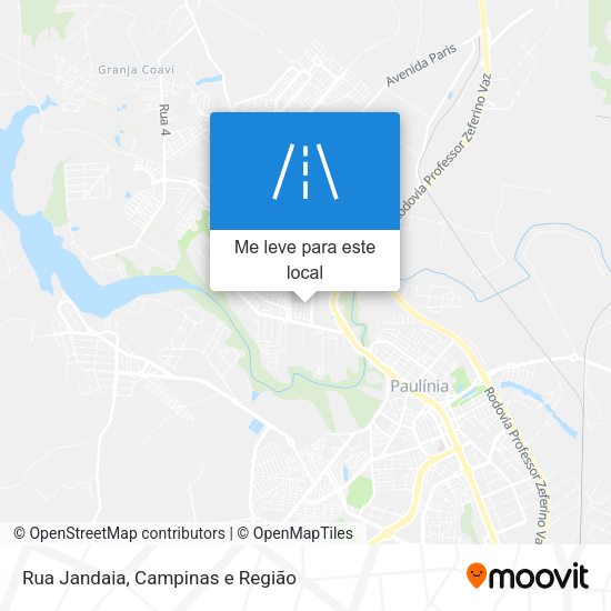 Rua Jandaia mapa