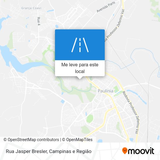 Rua Jasper Bresler mapa