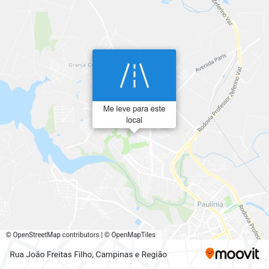Rua João Freitas Filho mapa