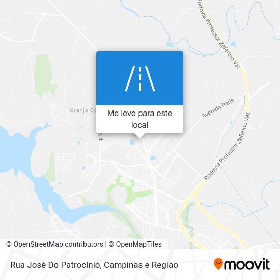 Rua José Do Patrocínio mapa