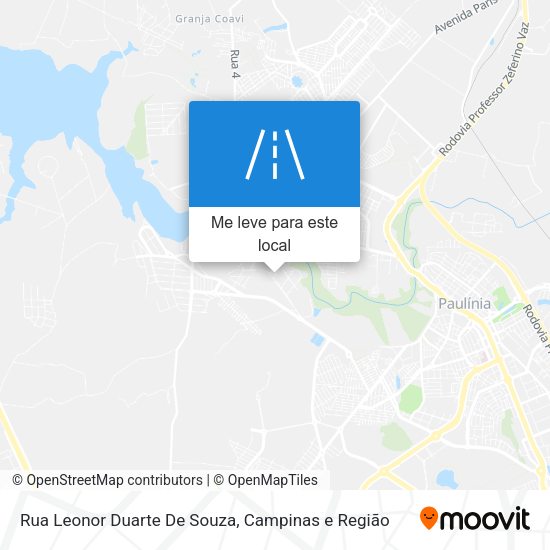 Rua Leonor Duarte De Souza mapa