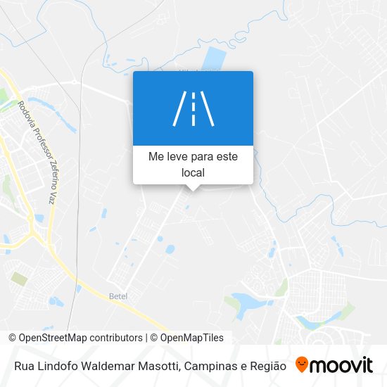 Rua Lindofo Waldemar Masotti mapa
