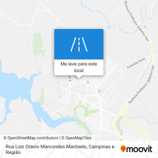 Rua Luiz Otávio Marcondes Machado mapa