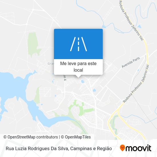 Rua Luzia Rodrigues Da Silva mapa