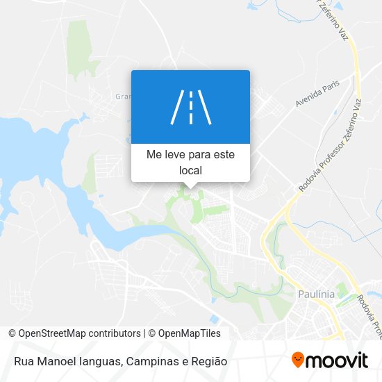 Rua Manoel Ianguas mapa