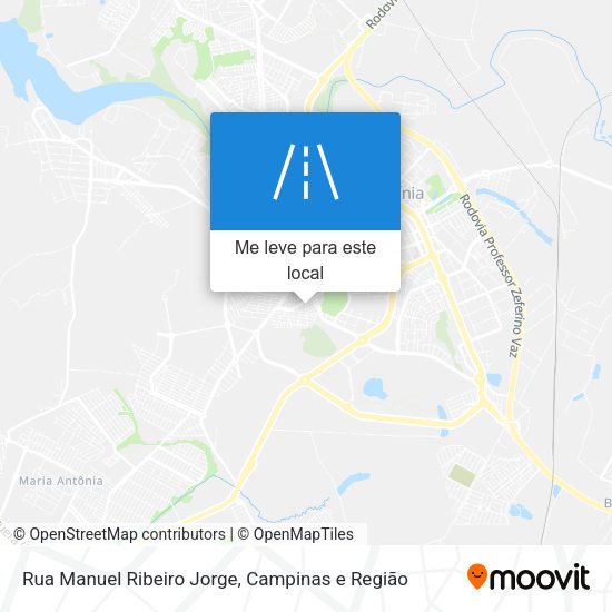 Rua Manuel Ribeiro Jorge mapa