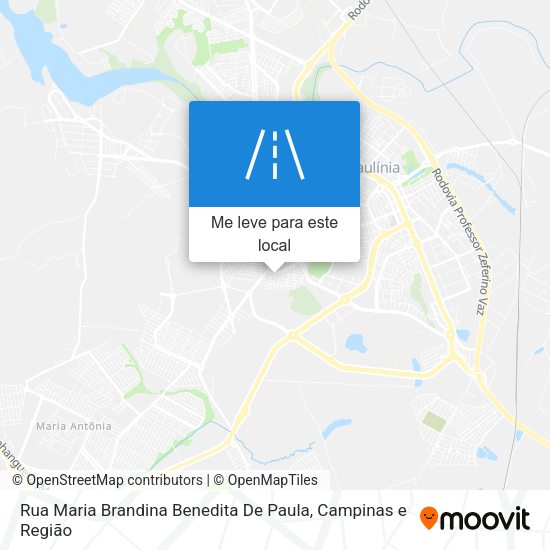 Rua Maria Brandina Benedita De Paula mapa