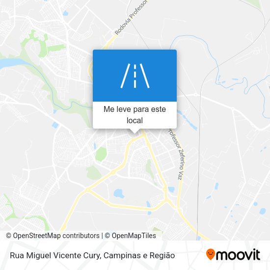 Rua Miguel Vicente Cury mapa