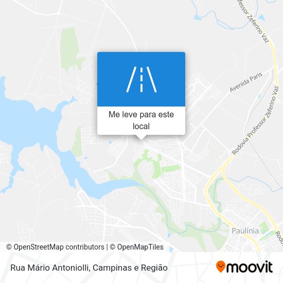 Rua Mário Antoniolli mapa