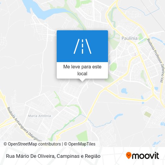 Rua Mário De Oliveira mapa