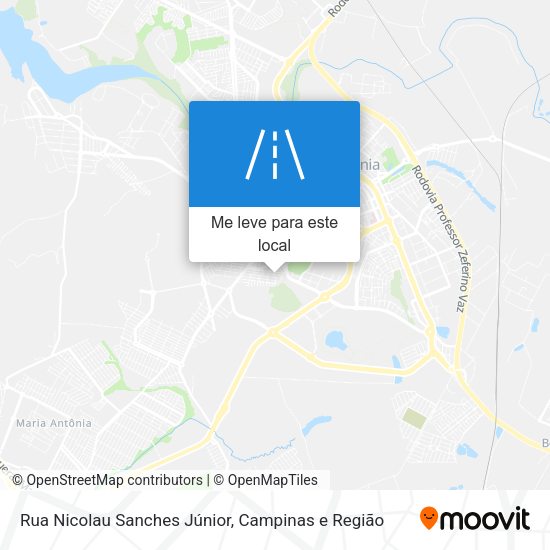 Rua Nicolau Sanches Júnior mapa
