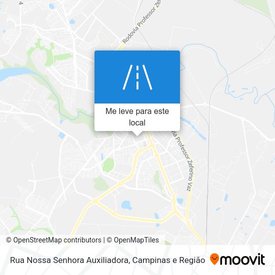 Rua Nossa Senhora Auxiliadora mapa