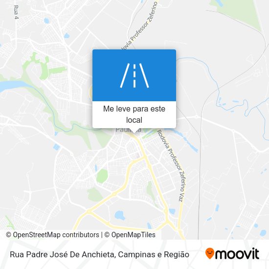 Rua Padre José De Anchieta mapa