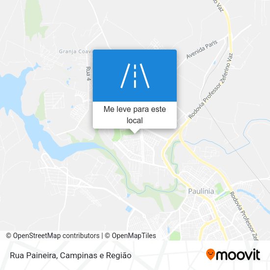 Rua Paineira mapa