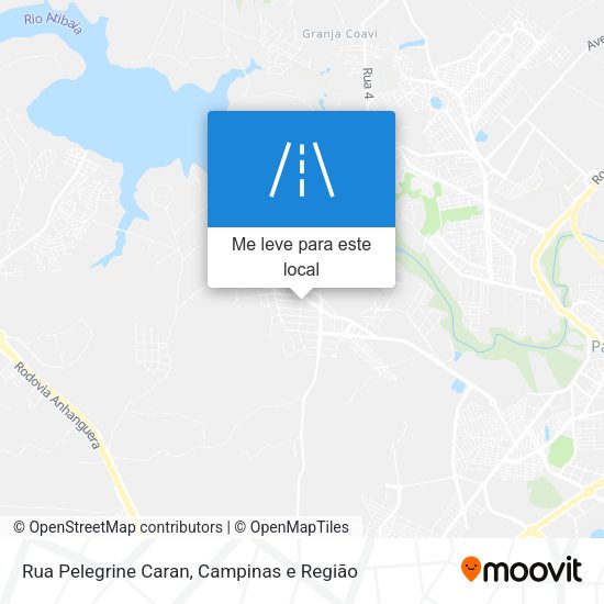 Rua Pelegrine Caran mapa