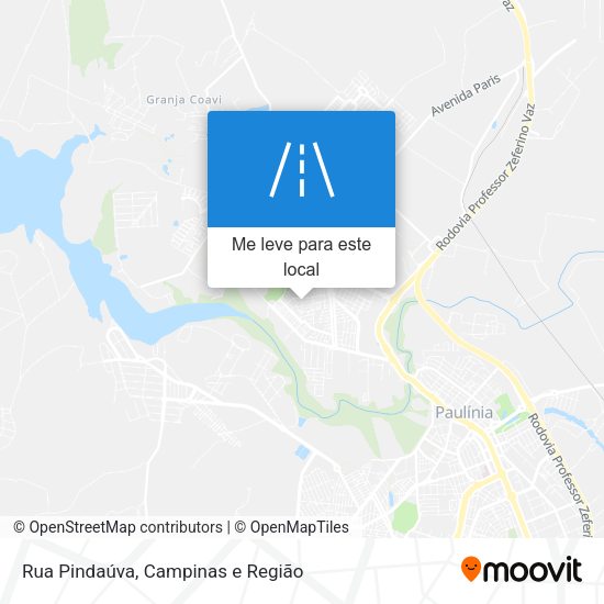 Rua Pindaúva mapa